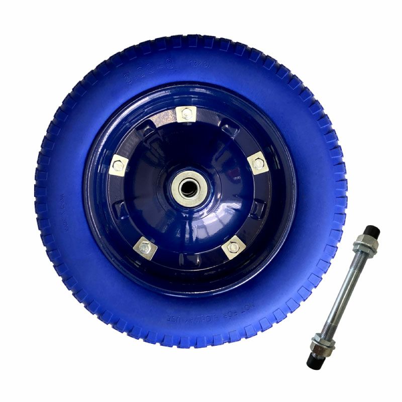 農機具用のホイール付きタイヤ　パンク無し 一輪車 ノーパンクタイヤ PR1302PU (予備、交換用にも最適) | 農家のお