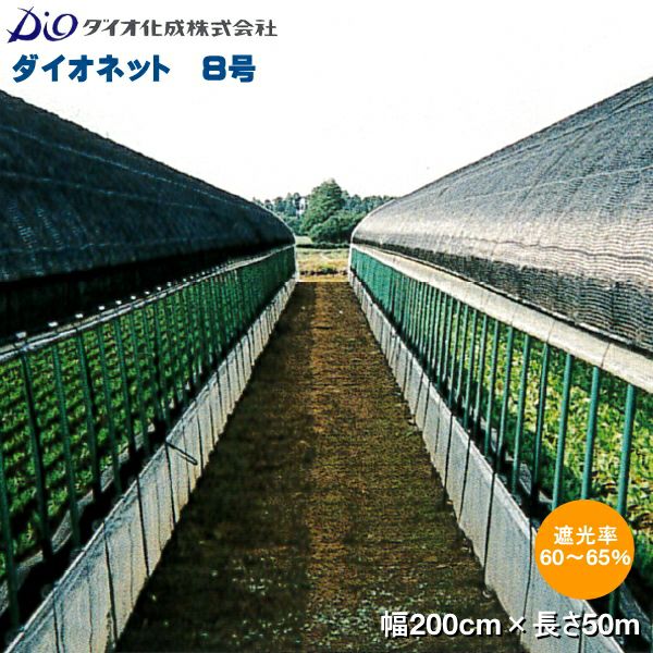 イノベックス ダイオシート 8号 (遮光シート) 黒 巾200cm×長さ50m 遮光