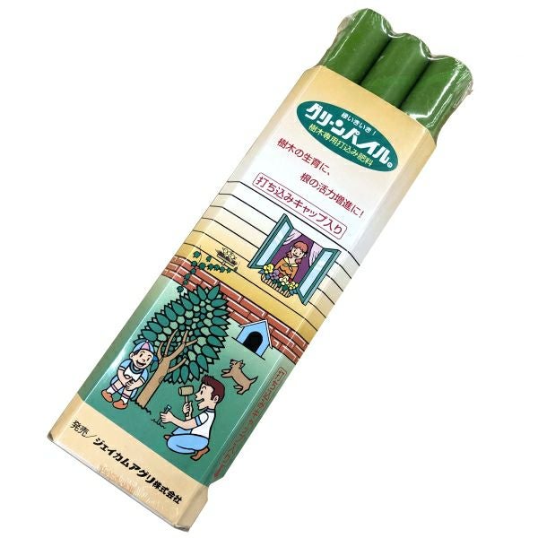 樹木専用打込型肥料 グリーンパイル スモール 100g×3本入り 一般用