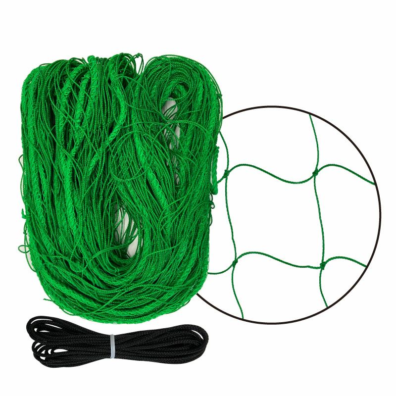 強力園芸ネット 幅1.8m×長さ5m 網目10cm 角目 (30本撚り 強力極太糸