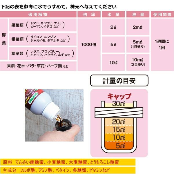 ハイポネックス ストレスブロック 500ml 高温/低温/乾燥/多湿/日照不足