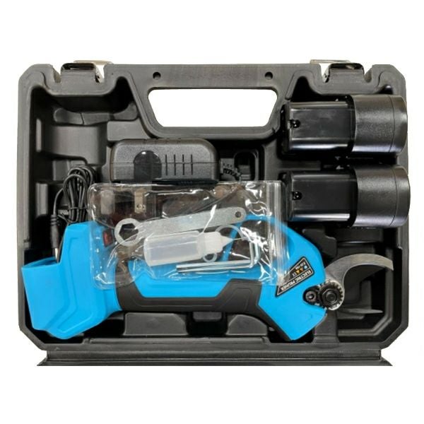 ZEXON 充電式電動剪定ハサミ ZJS-168 最大切断径約25mm 予備バッテリー