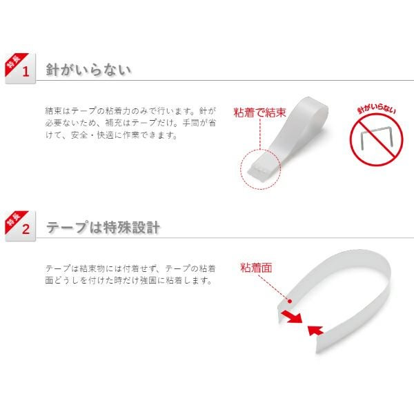 ニチバン 誘引結束機 (園芸結束機) とめたつプラス TMA150 ぶどうの新