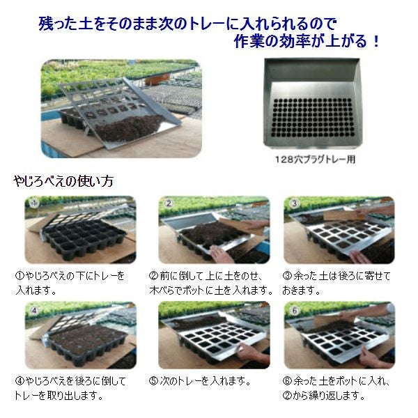 土入れ やじろべえ プラグトレー 200穴用M ワンウェイセルトレイ対応