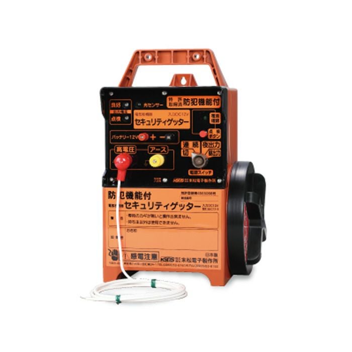末松電子製作所 セキュリティゲッター SEC12-3 電池式 電気柵本器のみ