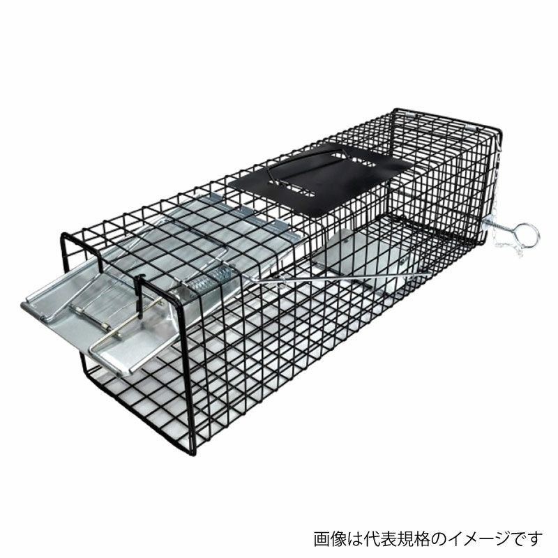 動物捕獲器 害獣トラップ(アニマルキャッチャー) 踏み板式 サイズ選択