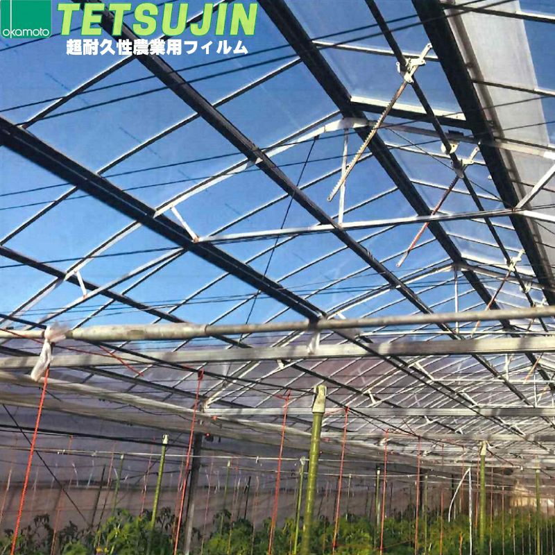 オカモト 農業用POフィルム TETSUJIN テツジン 厚さ0.15mm 幅を選択し