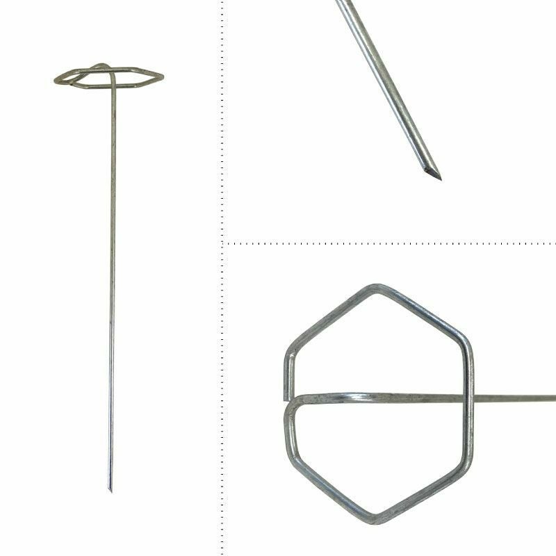 六角シート押さえ 18cm／25cm 10本入 2サイズ選択 | 農家のお店おてん