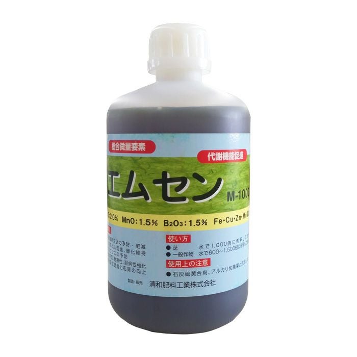 清和肥料 エムセン (M-1000) 1L 総合微量要素液肥 代謝機能促進剤